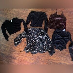 5 bundle tops : ambiance S, Bozzolo S, Rachel Roy S, just Polly M and Soprano S